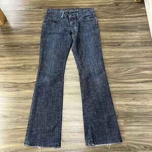 Levis Capital E Jeans Womens 27 Blue Swank Low Slim Boot Bootcut Denim Made USA